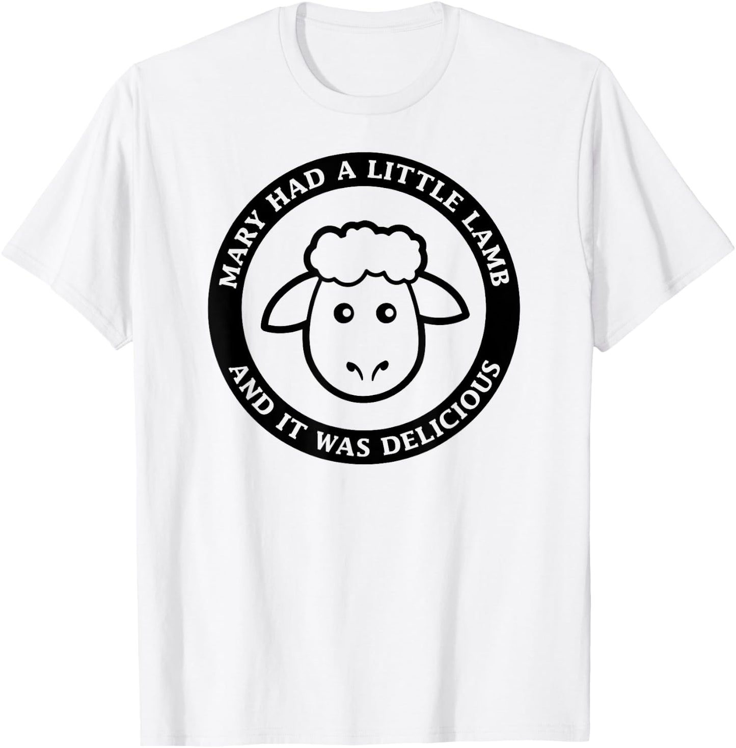 Mary had a Little Lamb T-Shirt - T-Shirt | White