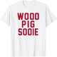 University of Arkansas Razorbacks Wooo Pig Sooie T-Shirt - T-Shirt | White