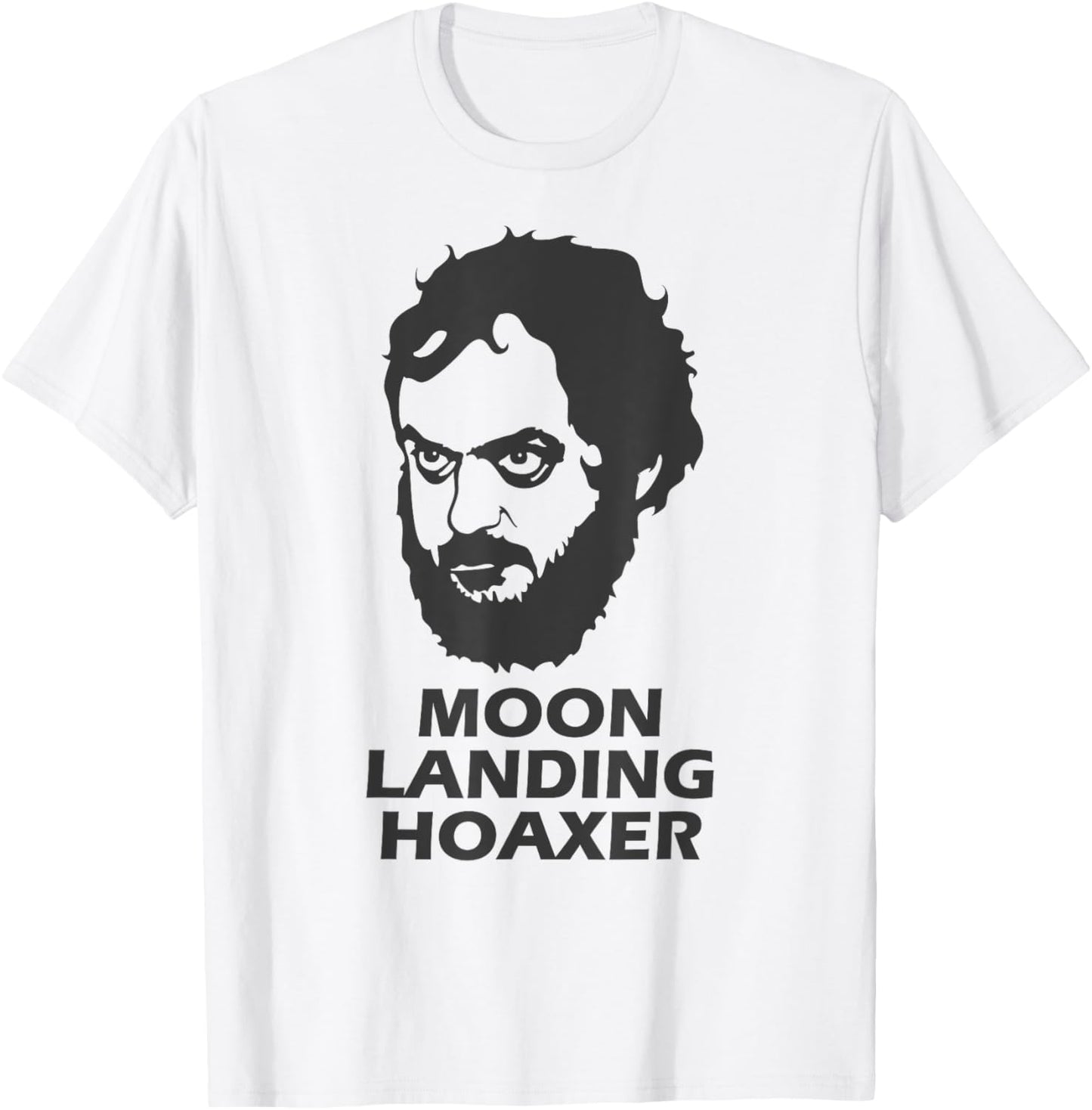 Moon Landing Hoaxer Conspiracy T-Shirt - T-Shirt | White
