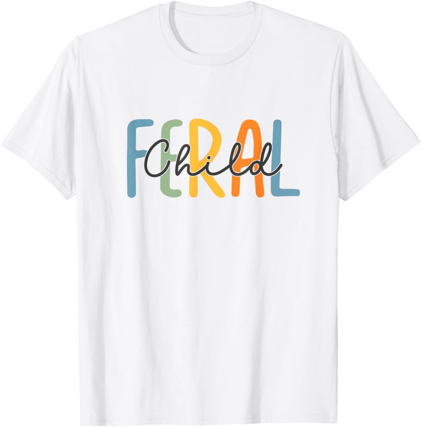 Vintage Feral Child Toddler Feral Girl Or Boy Flower Girl T-Shirt - T-Shirt | White