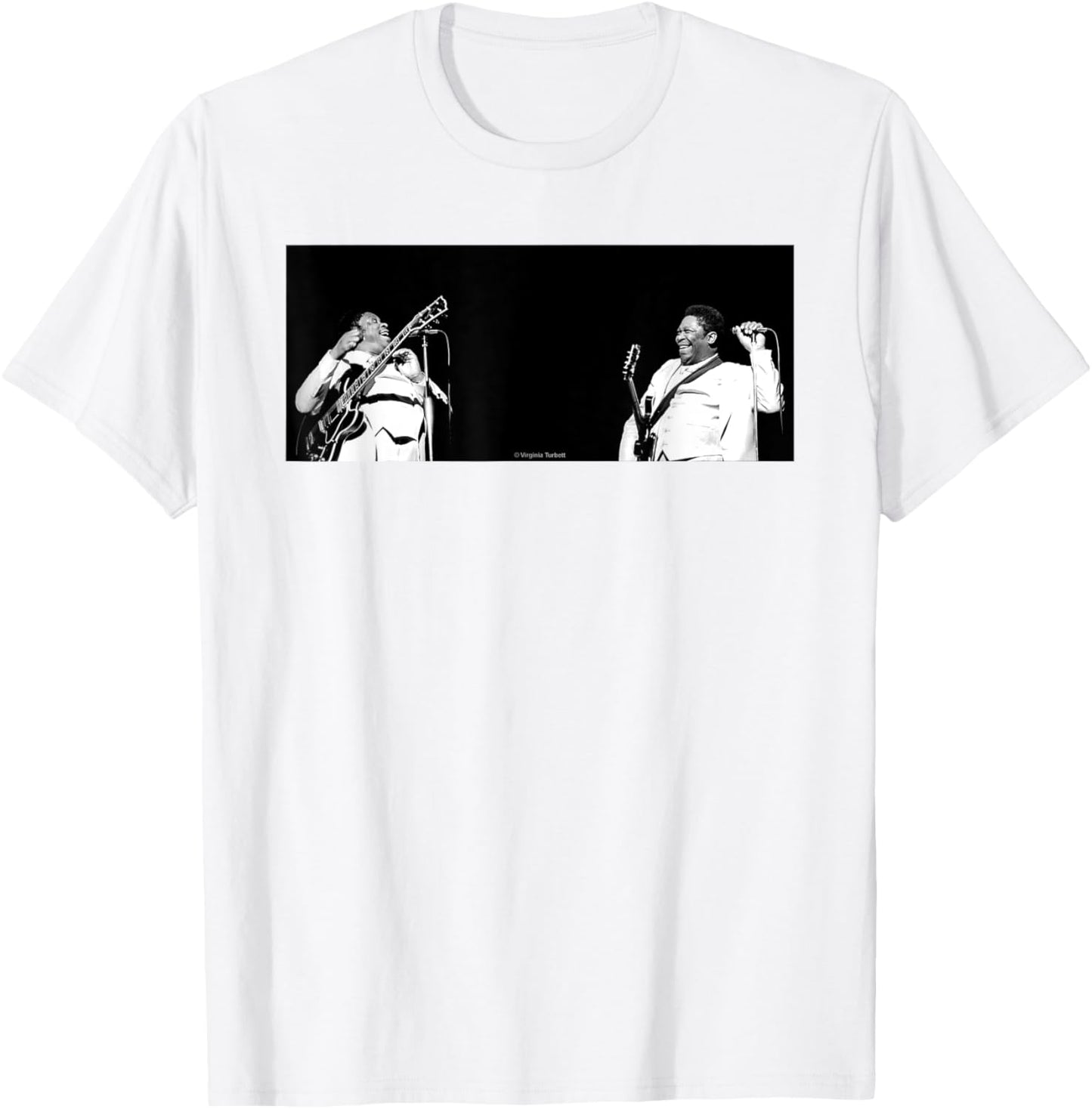 BB King At Hammersmith Odeon 1980 By Virginia Turbett T-Shirt - T-Shirt | White