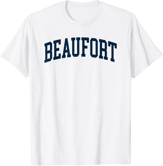 Beaufort South Carolina Souvenir Retro Preppy Throwback T-Shirt - T-Shirt | White