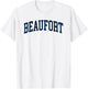 Beaufort South Carolina Souvenir Retro Preppy Throwback T-Shirt - T-Shirt | White