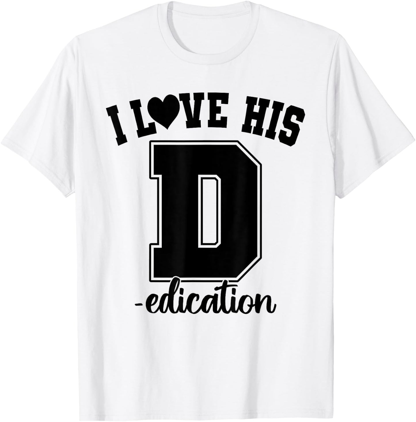 I Love His D- Love Her P- Funny Matching Couples Humor T-Shirt - T-Shirt | White