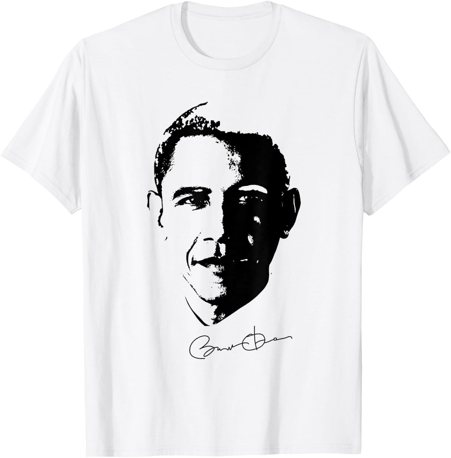 Egoteest: Barack Obama Signed Shirt, Political , USA T-Shirt - T-Shirt | White