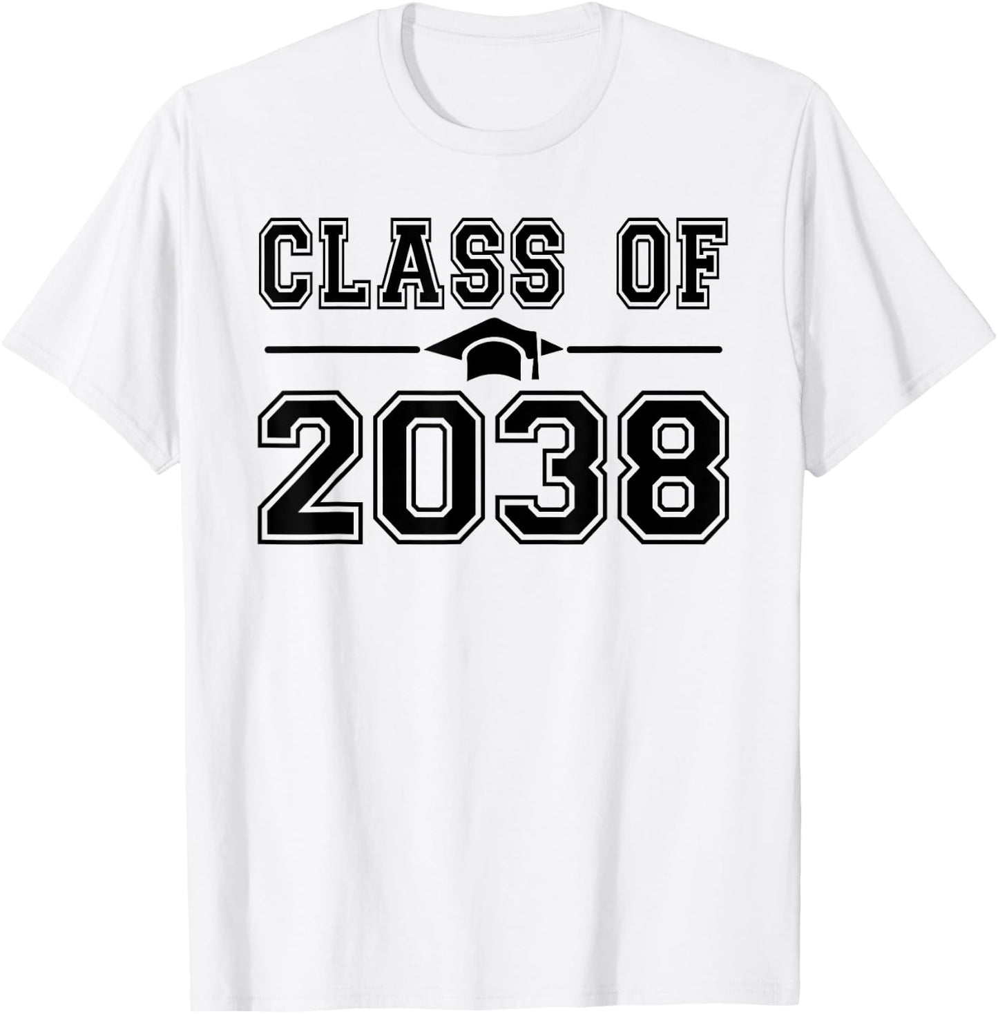 Class of 2038 Graduate 2038 Grow With Me First Day of School T-Shirt - T-Shirt | White