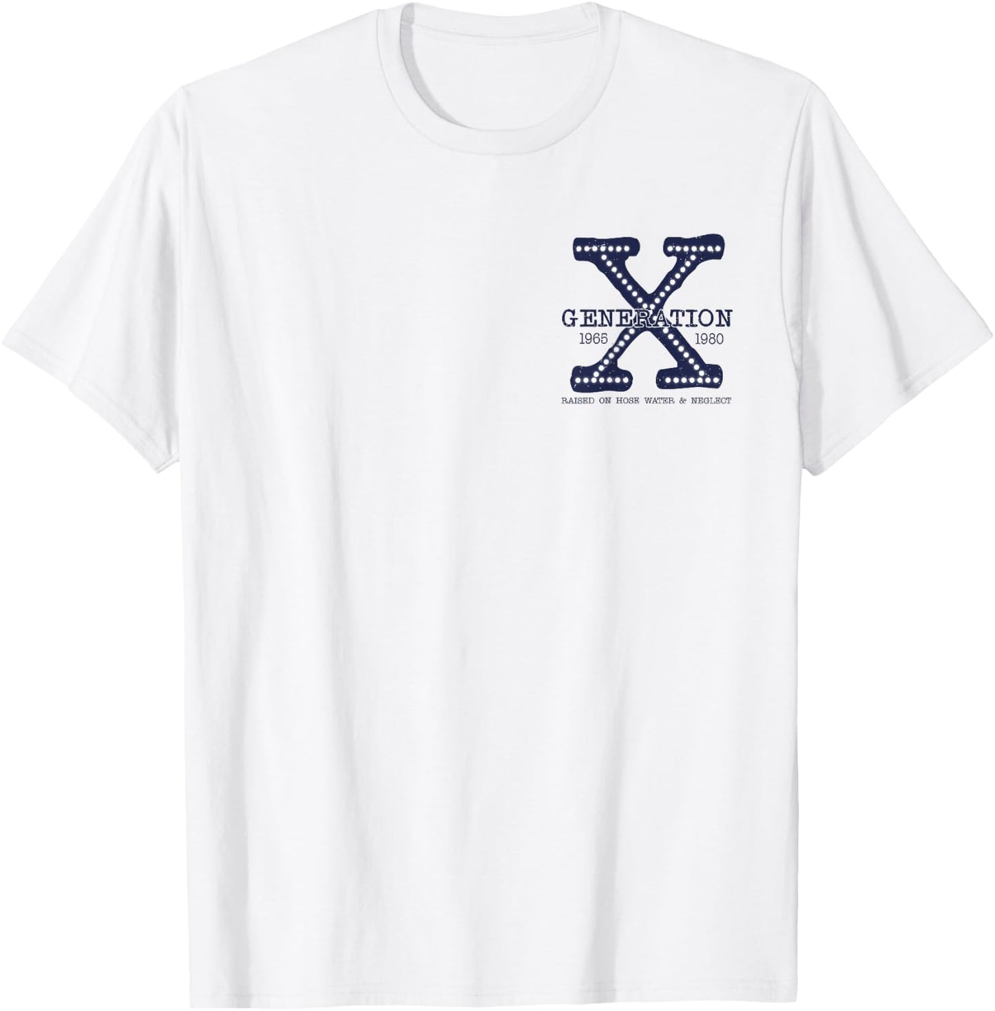 Generation X The True Fafo Pocket Print Funny Gen X T-Shirt - T-Shirt | White