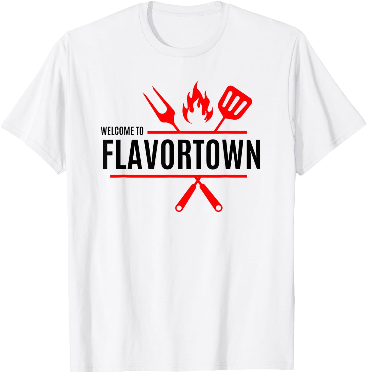Flavortown Food Culture T-Shirt - T-Shirt | White