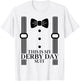 Suit Derby Day 24 Horse Racing This Is My Derby Day Bow Tie T-Shirt - T-Shirt | White