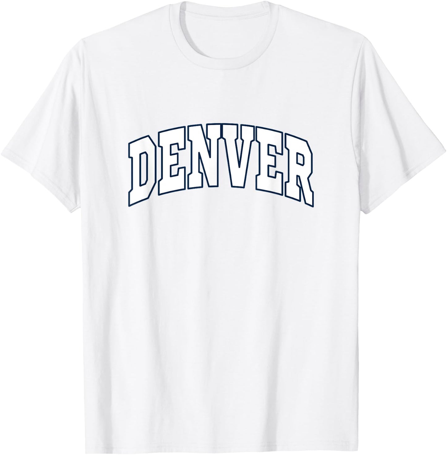 DENVER - Throwback Design - Classic T-Shirt - T-Shirt | White