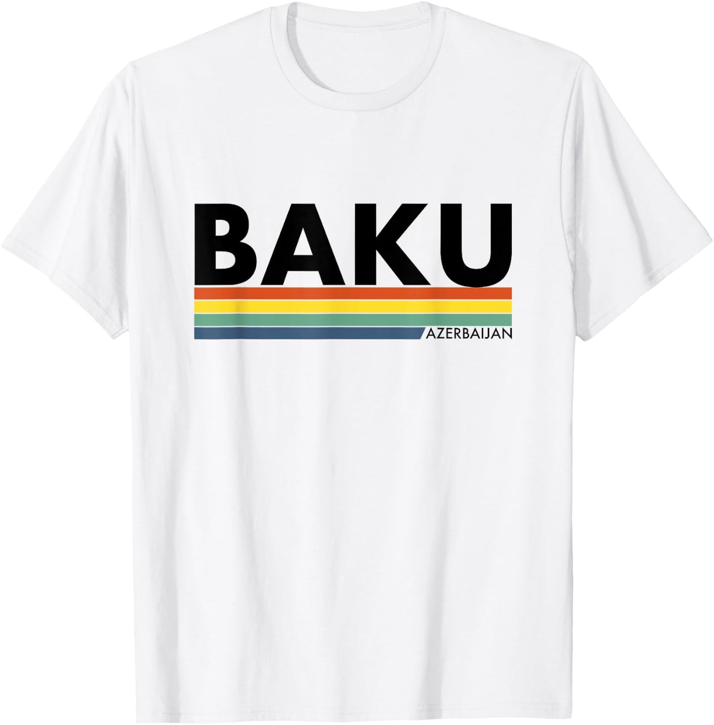 Baku Azerbaijan Azerbaijani T-Shirt - T-Shirt | White