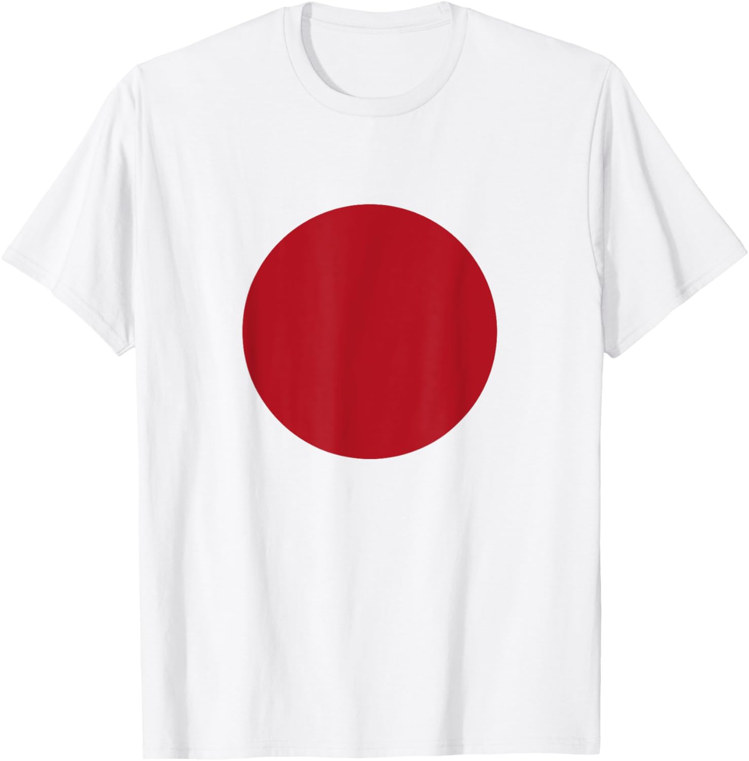 Japan Country Flags of the World Red Circle T-Shirt - T-Shirt | White