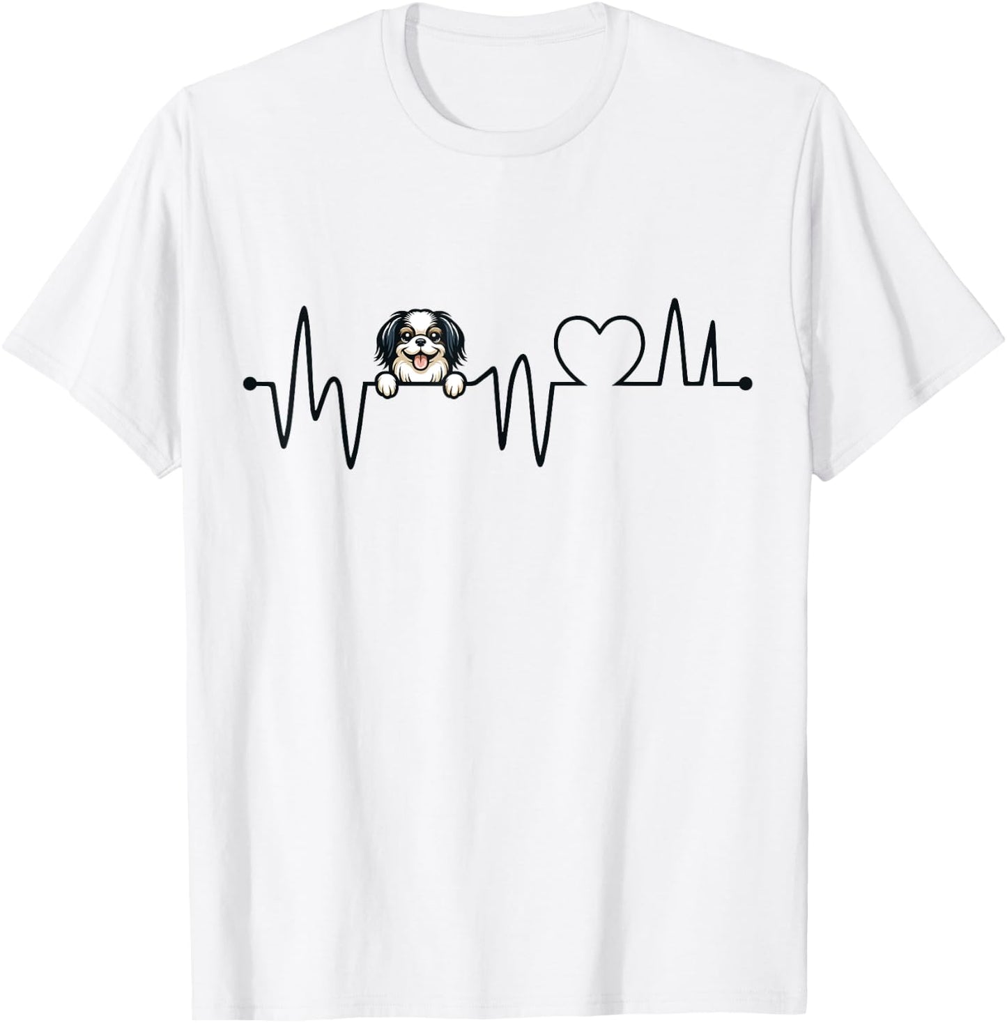 Cool Japanese Chin Art Women Kids Chin Lover T-Shirt - T-Shirt | White
