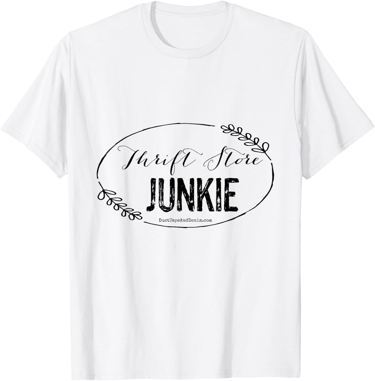 Thrift Store Junkie T-Shirt - T-Shirt | White