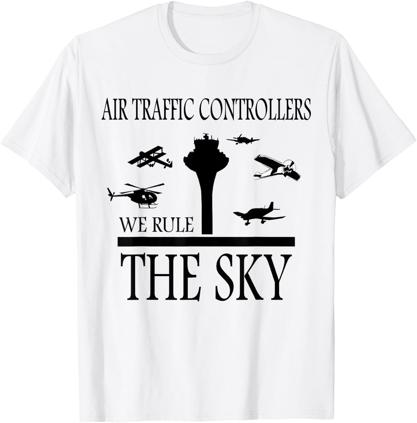 Aviation Air Traffic Controller ATC T-Shirt - T-Shirt | White