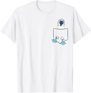 Blue Foot Booby In The Pocket Bird Cute Blue-Footed Booby T-Shirt - T-Shirt | White