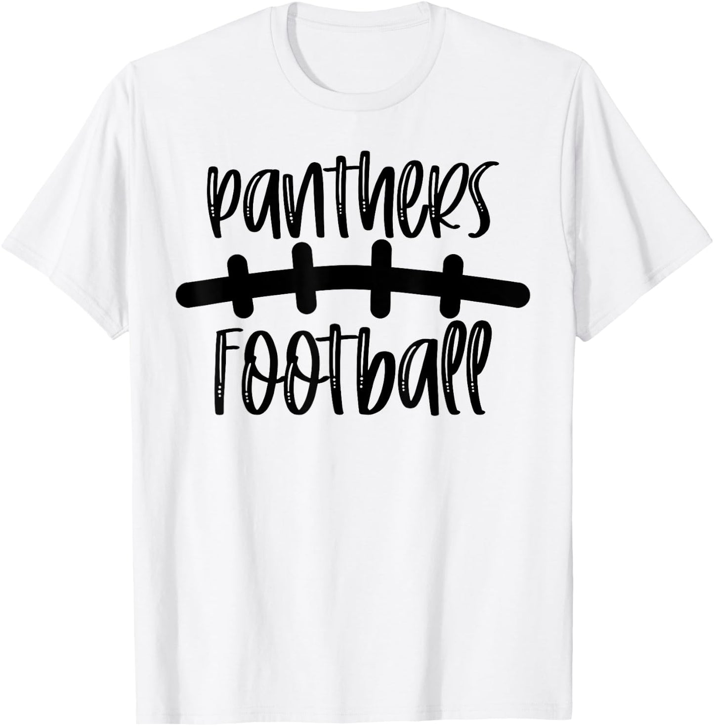 Panthers Football School Spirit Team Mascot Game Night T-Shirt - T-Shirt | White