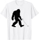 Bigfoot Metal Detector Sasquatch Metal Detecting T-Shirt - T-Shirt | White