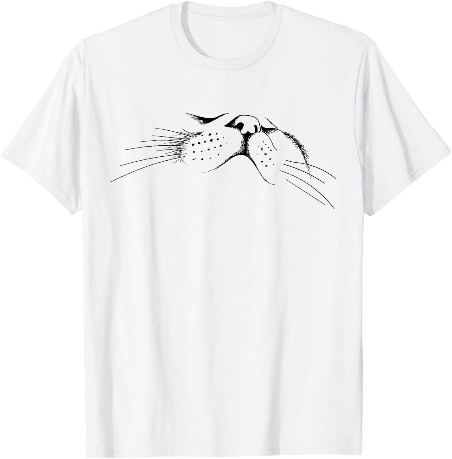 A Drawing Of Cat Women T-Shirt - T-Shirt | White