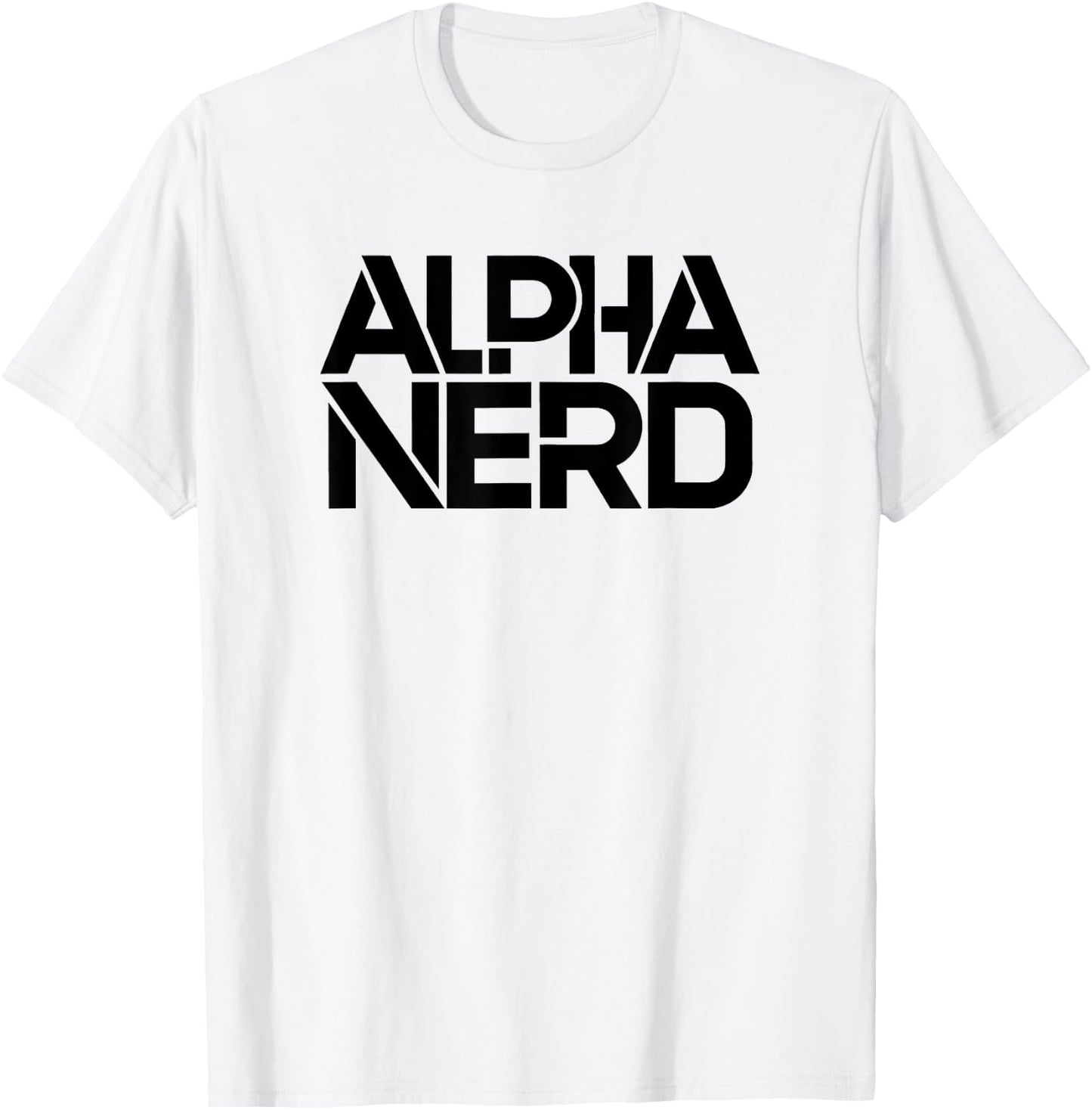 Alpha Nerd T-Shirt - T-Shirt | White