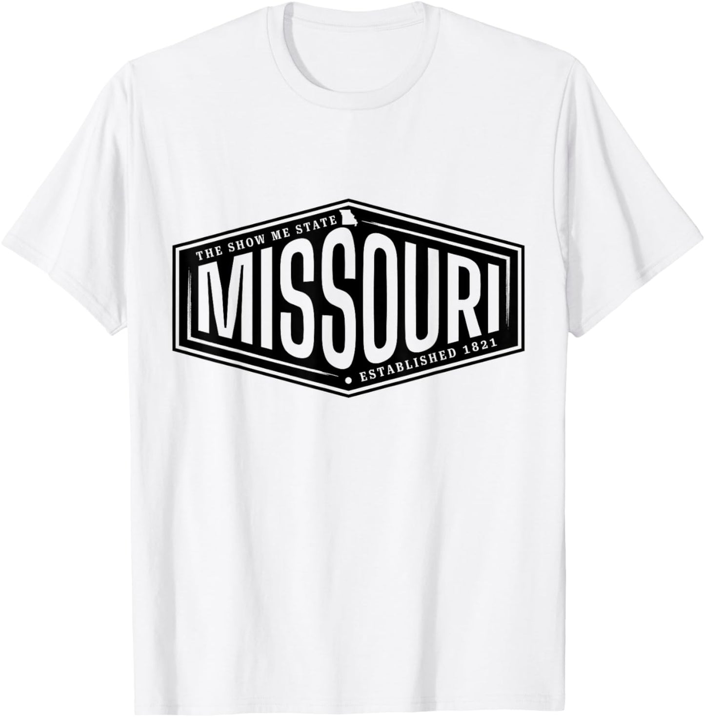 Missouri Show Me State US Est 1821 Travel Souvenir T-Shirt - T-Shirt | White