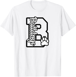Go Dawgs Funny Bulldogs T-Shirt - T-Shirt | White