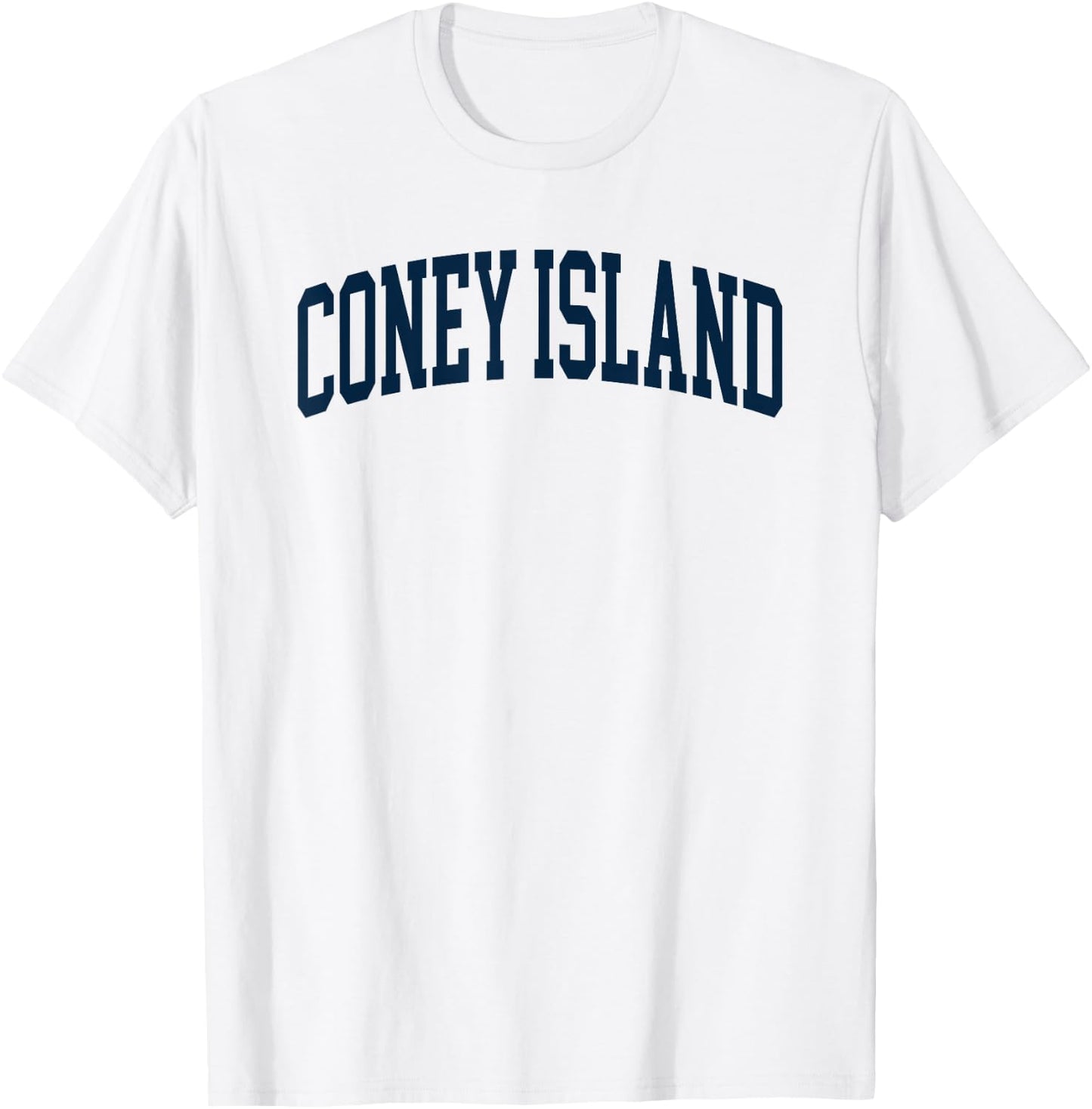 Coney Island New York Souvenir Retro Preppy Throwback T-Shirt - T-Shirt | White