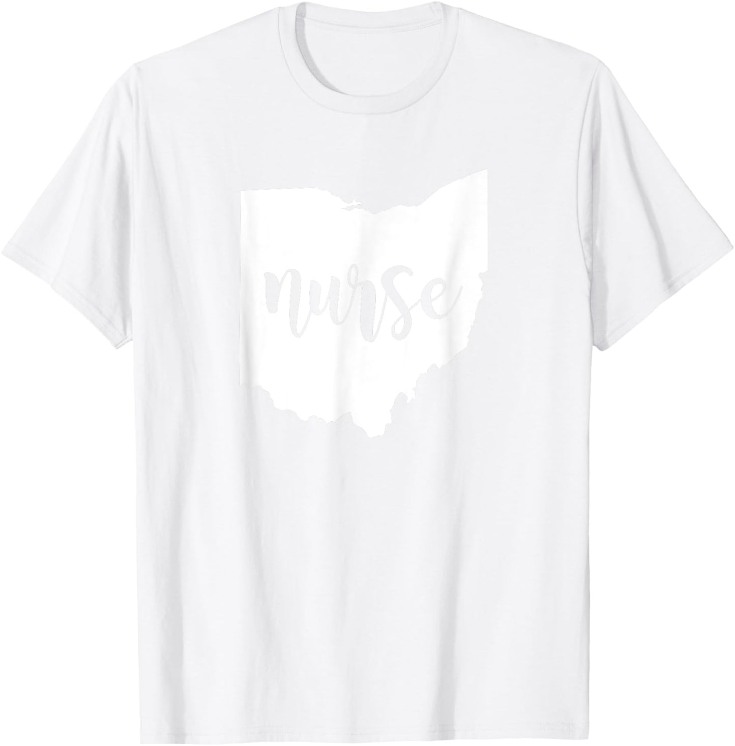 Cute Ohio Nurse T-Shirt - T-Shirt | White