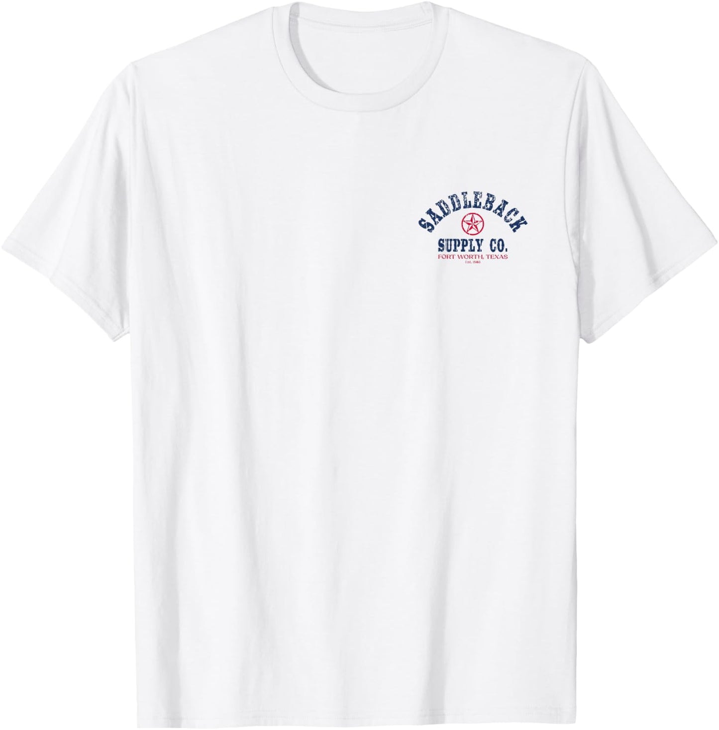 Saddleback Red, White & Blue Lonestar Lightweight Graphic T-Shirt - T-Shirt | White