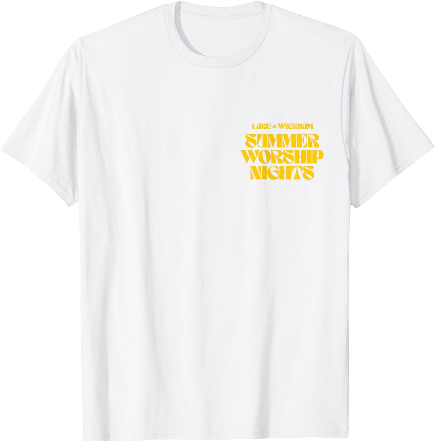 Summer Worship Nights White '24 T-Shirt - T-Shirt | White