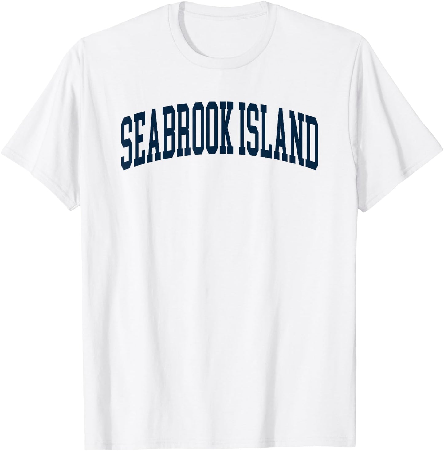 Seabrook Island South Carolina Retro Preppy Throwback T-Shirt - T-Shirt | White