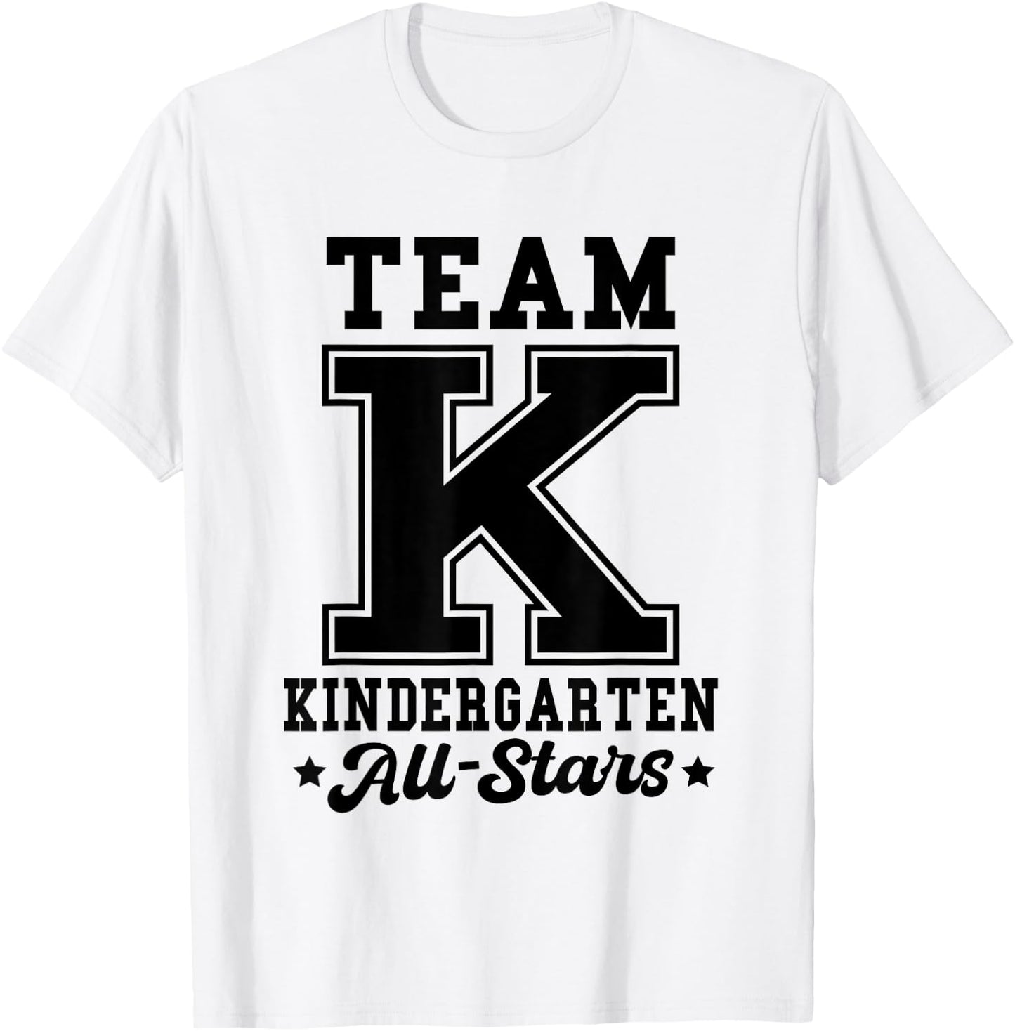 Team Kindergarten All-Stars Back To School Sports Jersey T-Shirt - T-Shirt | White