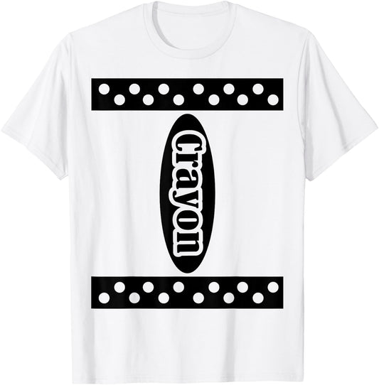 Pick Any Color - Crayon Box Halloween Costume Couple & Group T-Shirt - T-Shirt | White