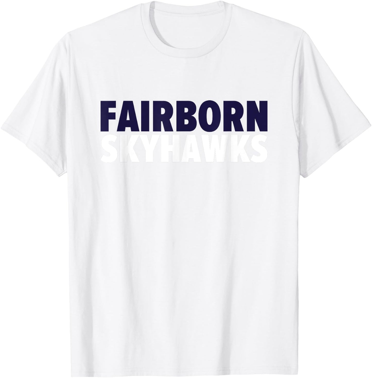Fairborn Skyhawks Bold T-Shirt - T-Shirt | White