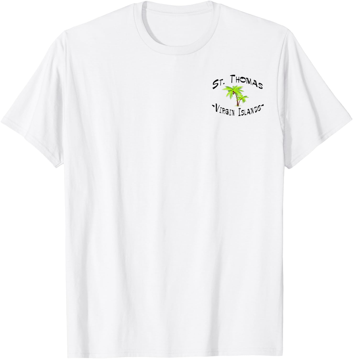 2 Sided St. Thomas Virgin Islands Destination Gift T-Shirt - T-Shirt | White