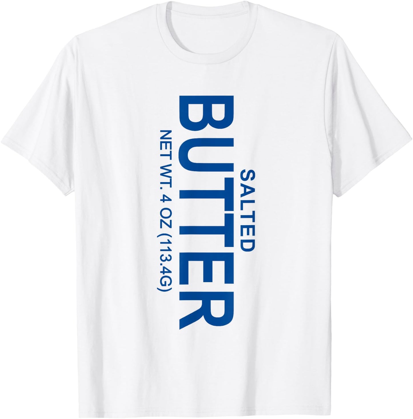 Smooth Salted Stick Of Butter Funny Halloween Simple Costume T-Shirt - T-Shirt | White