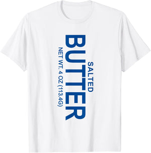 Smooth Salted Stick Of Butter Funny Halloween Simple Costume T-Shirt - T-Shirt | White