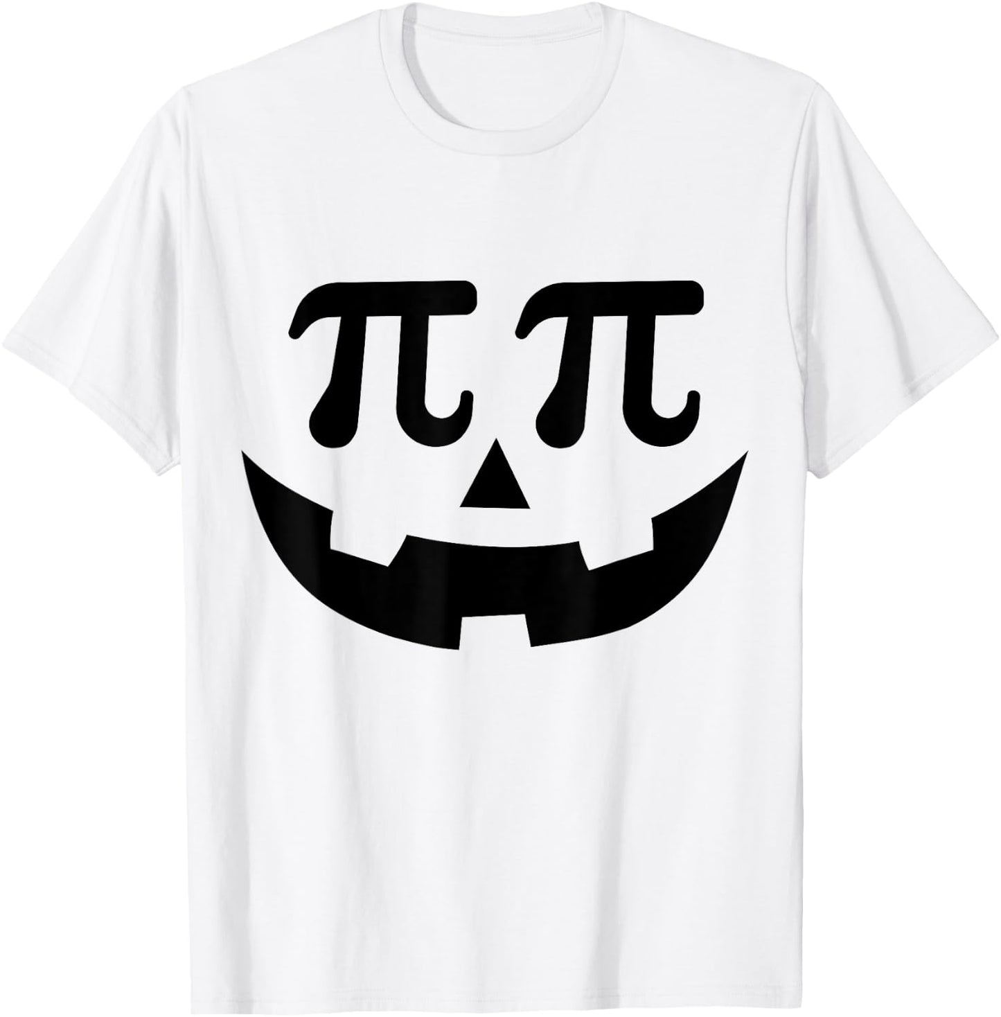Funny pumpkin pie pi face for math halloween costume T-Shirt - T-Shirt | White
