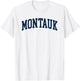Montauk New York Souvenir Retro Preppy Throwback T-Shirt - T-Shirt | White