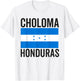 Choloma Honduras Flag Catracho Hondurans Bandera Mujer T-Shirt - T-Shirt | White