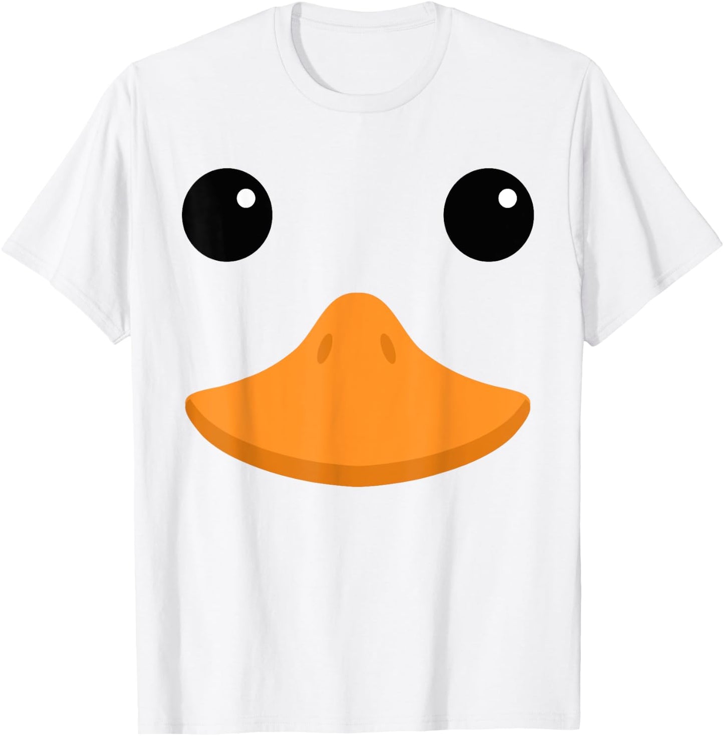Cute White Duck Face Costume For Kids and Toddlers T-Shirt - T-Shirt | White