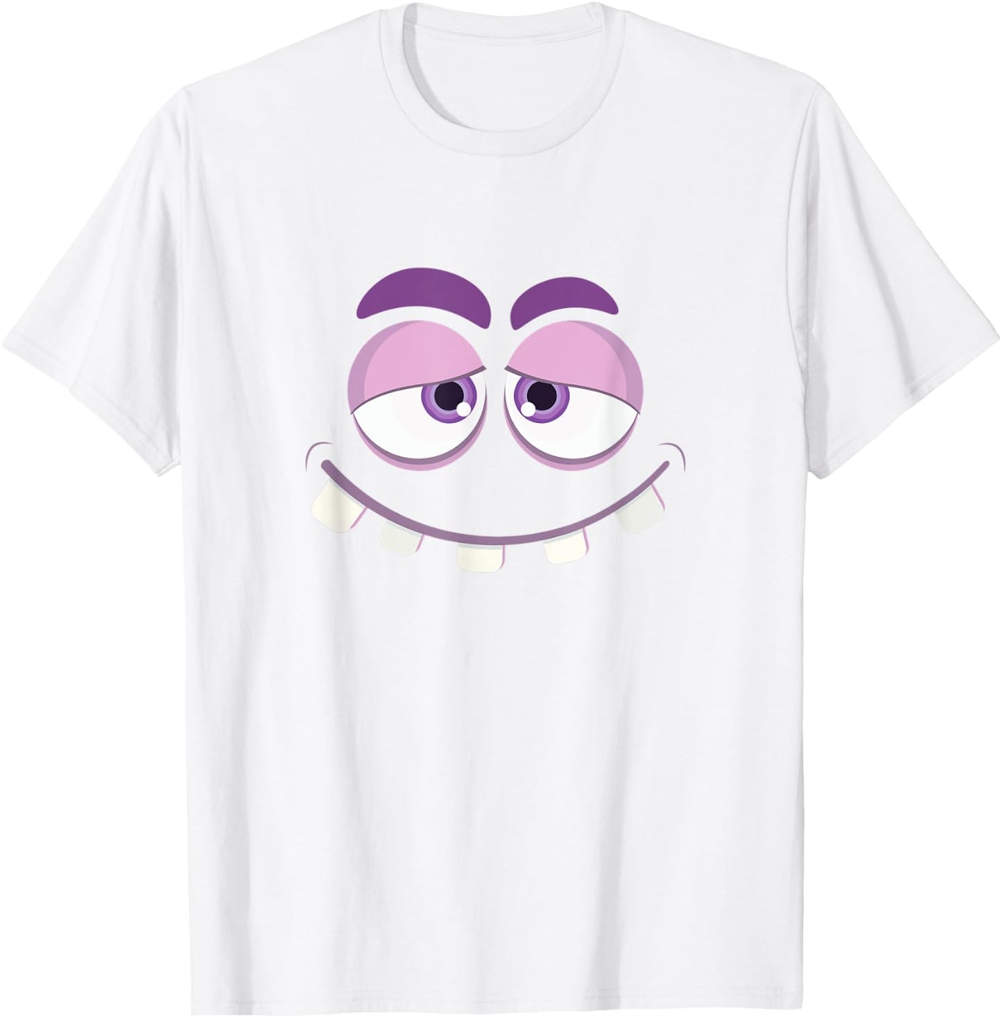 Monster Face Eyes Halloween Cute Costume Funny Kids T-Shirt - T-Shirt | White