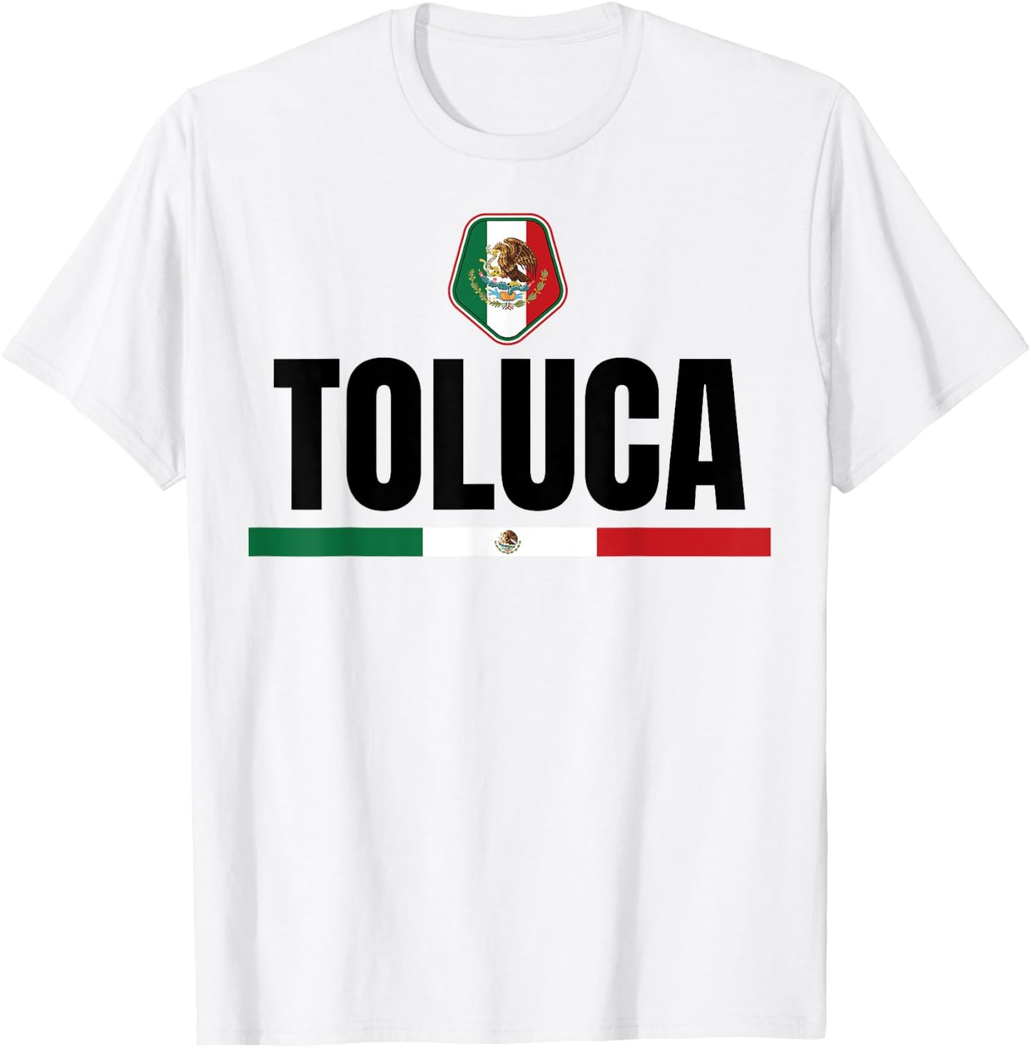 Saying Toluca Mexico Flag Mexican Women Men Proud Wife Pun T-Shirt - T-Shirt | White