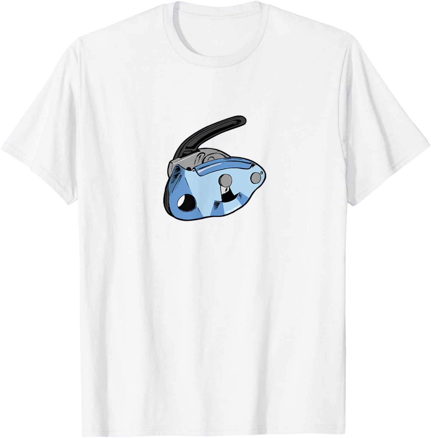 Grigri 2 Petzl climbing bouldering belay T-Shirt - T-Shirt | White