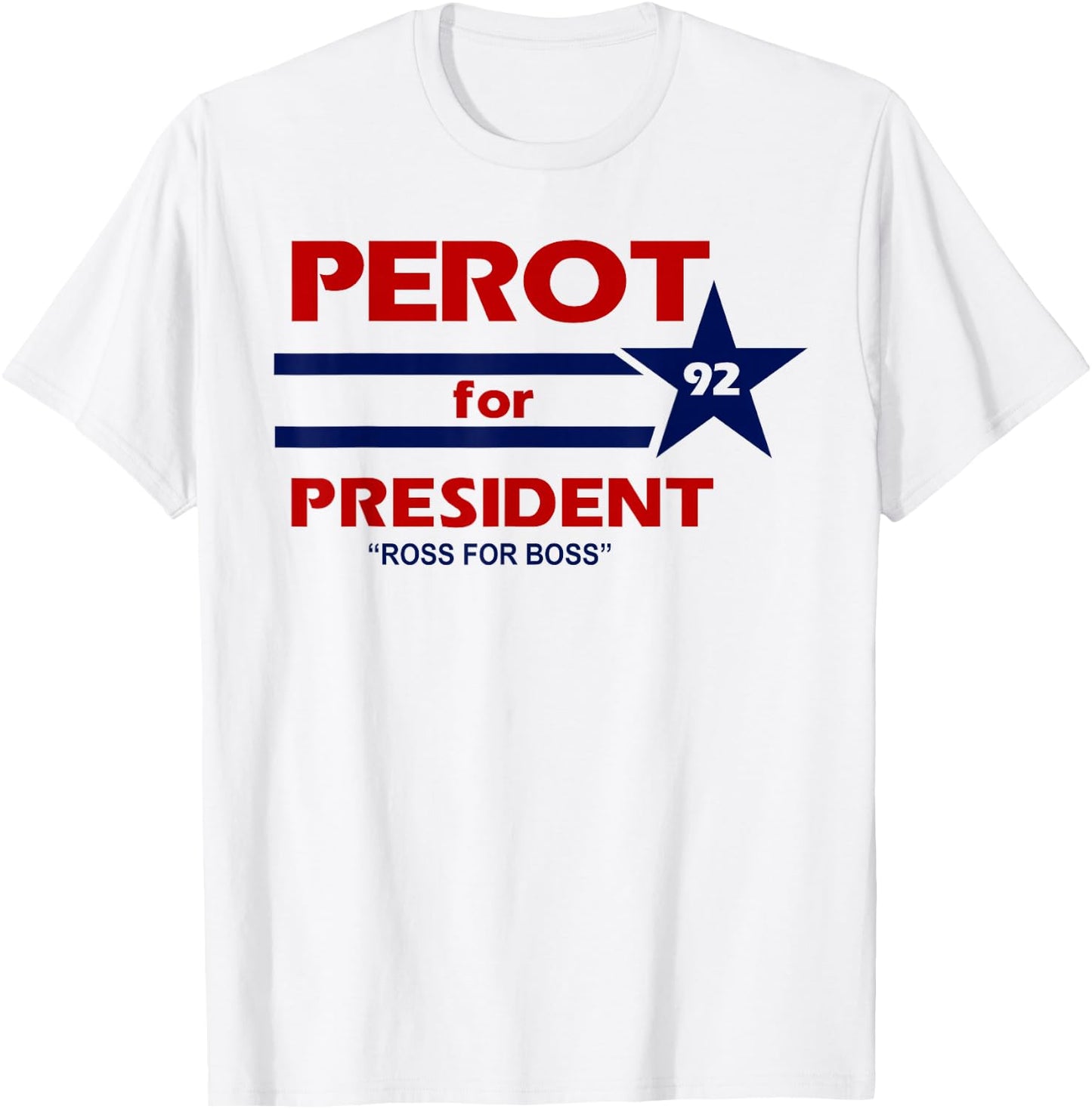 Perot for President 1992 Election Throwback T Shirt T-Shirt - T-Shirt | White