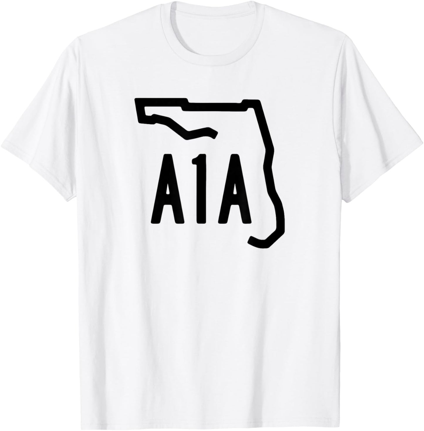 A1A Beachfront Avenue Atlantic Ocean T-Shirt - T-Shirt | White