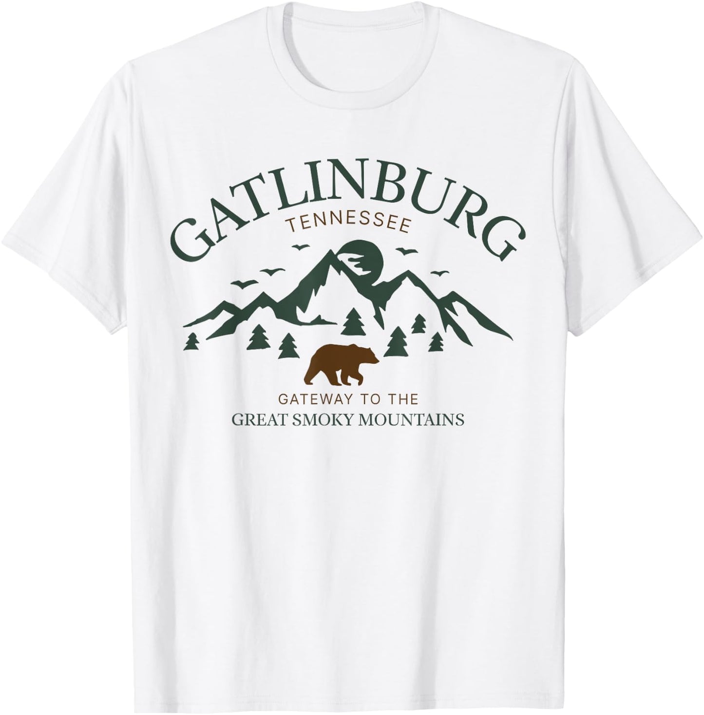 Gatlinburg Smoky Mountains Tennessee T-Shirt - T-Shirt | White
