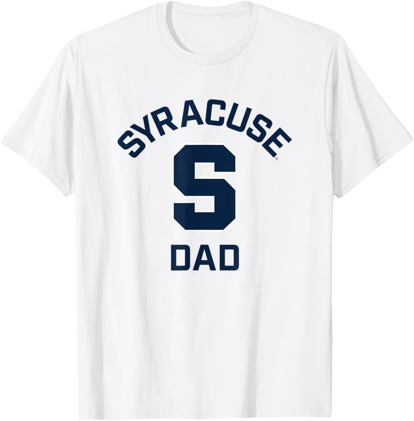 Syracuse University Orange Arched Dad T-Shirt - T-Shirt | White