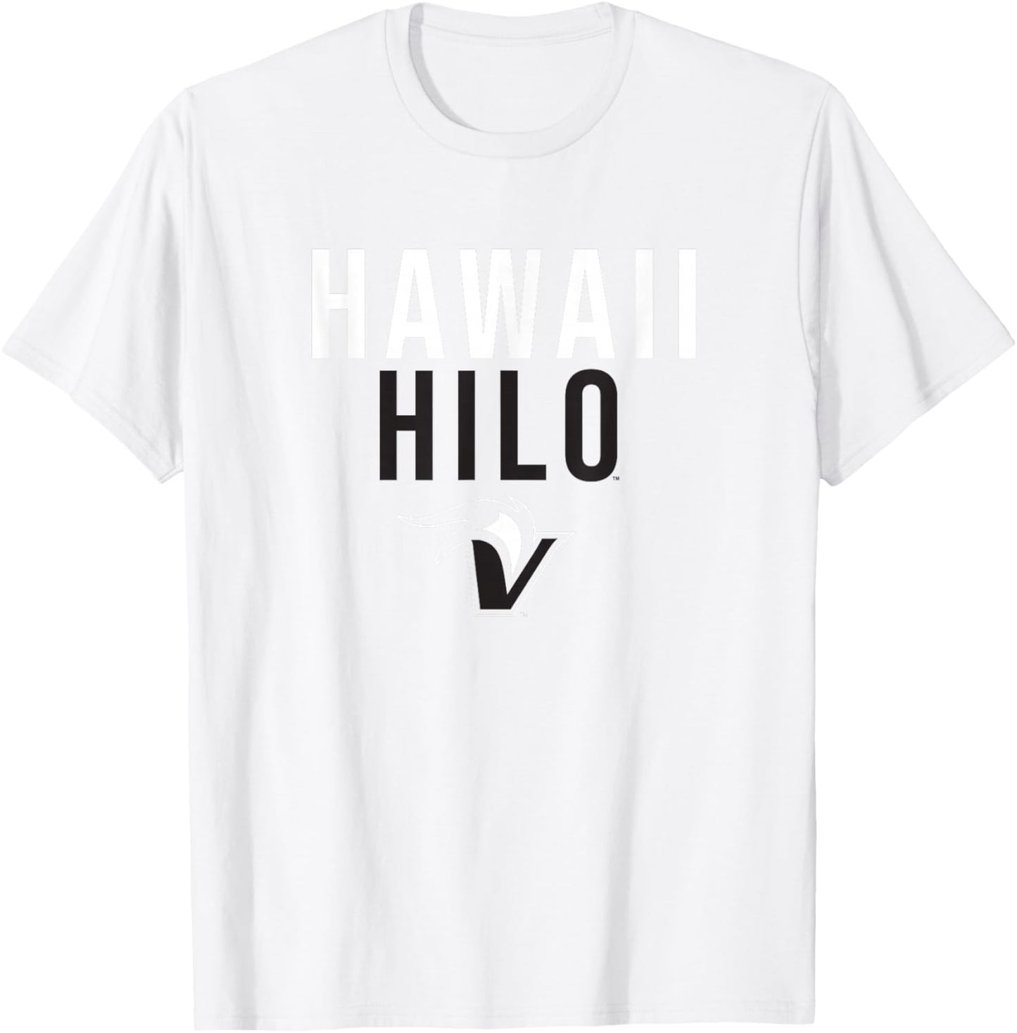 University of Hawaii at Hilo Vulcans Stacked T-Shirt - T-Shirt | White