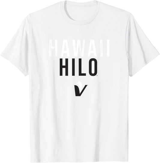 University of Hawaii at Hilo Vulcans Stacked T-Shirt - T-Shirt | White